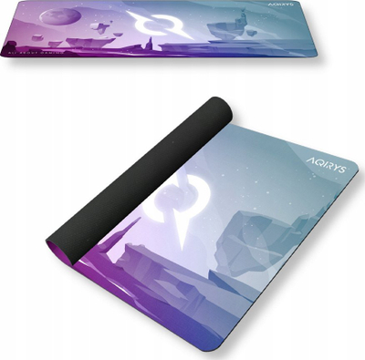Mousepad gaming Aqirys EclipseXL, sipërfaqe mikrofibre, bazë kundër rrëshqitjes, shumëngjyrësh