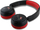 Слушалки Bluetooth Hello Kitty HKOBHV6ROKFR, безжични, со микрофон, црни со црвено