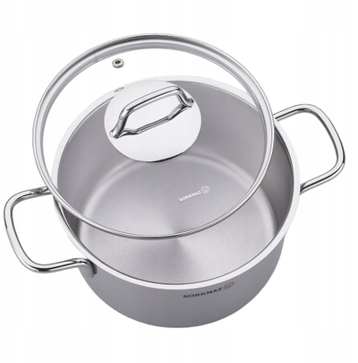 Tengere çelik Korkmaz Perla, 8.5L, inoks, argjendtë
