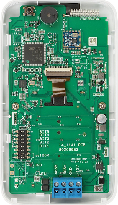 Tastierë alarmi Dahua ARK50C R, wireless, me lexues RFID, e bardhë