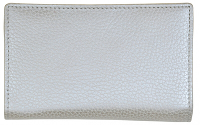 SEGALI Кожен Паричник 7074, Silver