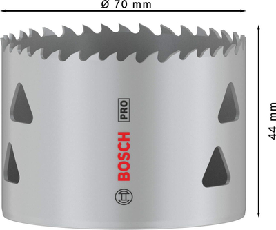 Sharrë rrethore Bosch Pro Multi Material për vrima 70mm, 70 mm, për shumë lloje materialesh