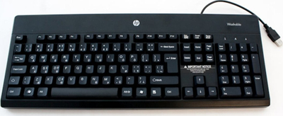 Tastierë HP, me kabllo, Nordic, e zezë
