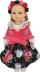 Kukull popullore “Doll In Folk Costume”, 38 cm, që flet, shumëngjyrëshe