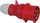 Prizë portative industriale Bals MULTI-GRIP 203-TLS, 16A, 5P 400V IP44, e kuqe