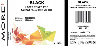 Тонер OWA Armor Xerox 106R02773, компатибилен, 1500 страници, црн