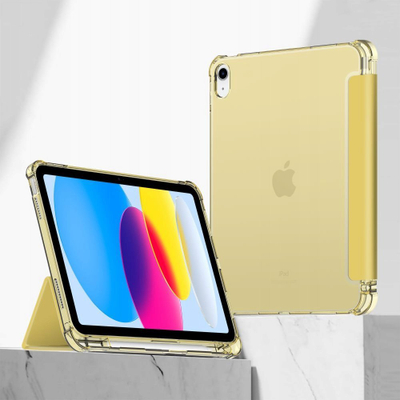 Mbulesë tablet Tech-Protect SC Pen Hybrid për iPad 10.9\" 2022, me qëndrim, Crystal e verdhë