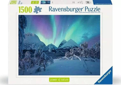 Puzzle Trefl Arktyczna Magia, 1500 pjesë, peizazh dimëror, shumëngjyrësh