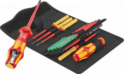 Set kaçavidash Wera Kraftform Kompakt Turbo i1, 16 copë, i izolum VDE