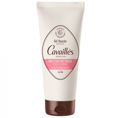 Xhel dushi Rogé Cavaillès Rose Nectar, për lëkurë të ndjeshme, 200ml
