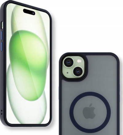 Maskë telefoni Next One Mist Shield MagSafe, për iPhone 15, midnight blue