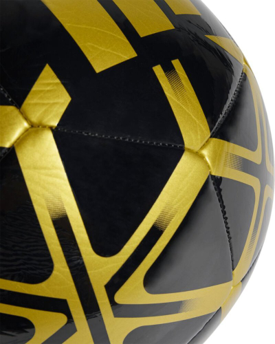 Top futbolli adidas Starlancer Club JH3748, PU, fshikëz butili, i zi ari