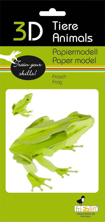 3d Paper Models Display - Fridolin
