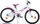 Biçikletë për kalamaj Bimbo Bike Candy 20", çelik, fren V-brake, e bardhë me rozë