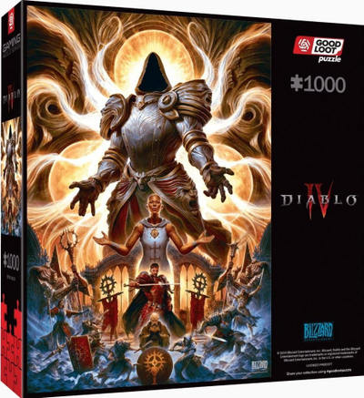 Puzzle Good Loot Diablo IV Inarius the Father, 1000 copa, shumëngjyrësh