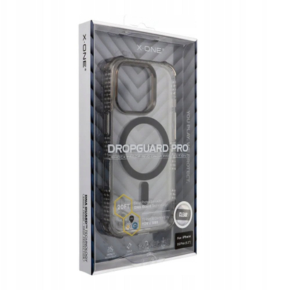 Mbulesë telefoni X-ONE Dropguard Magnetic Case Pro, përputhshme me MagSafe, transparente