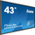  Monitor iiyama ProLite LH4342UHS-B3, 42.5", UHD 4K, i zi