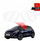 Folie pasqyre GRIZZ ZeroDrop Peugeot 208, 2012-2018, transparente