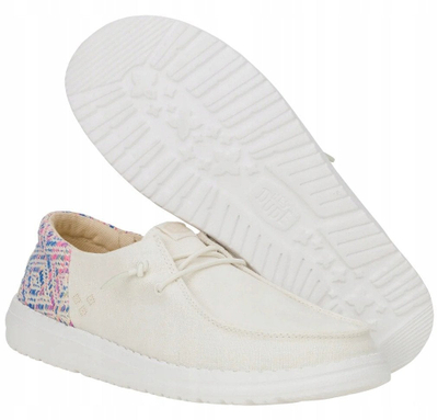 Këpucë gocash Hey Dude Wendy Funk Surf Baja W 43156-1MV, off white, shumë të lehta
