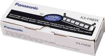 Toner për faks Panasonic KX-FA83X, deri 2500 faqe, i zi