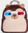 Çantë shpine Squishmallows Hans Mini, për kalamaj, mini, shumëngjyrëshe