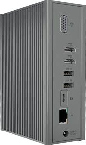 Docking station USB ICY BOX IB-DK2262AC, 10 porta USB, HDMI, VGA, gri