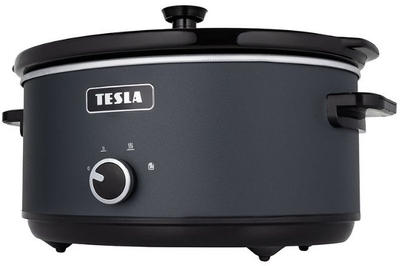 Tенџере за бавно готвење TESLA SlowCook S500, 5l, 2 нивоа на температура, инокс