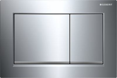 Buton për tualet Geberit Omega 30 (115.080.KH.1), krom mat
