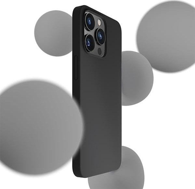Kapak silikoni 3MK Silicone Case për iPhone 13 Pro Max 6.7", i zi