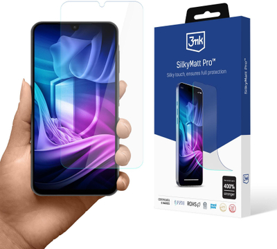 Folie mbrojtëse ekrani 3mk Silky Matt Pro për Samsung Galaxy A26 5G, mat, transparente