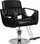 Karrige parukerie Hair System HS52, eko lëkurë, hidraulike, e zezë