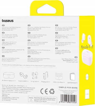 Kufje wireless Baseus Bowie E18, TWS, Bluetooth 5.3, vjollcë