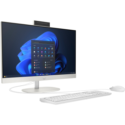 Kompjuter All in One HP ProOne 245 G10, Ryzen 3 7320U, 23.8" FHD, 8GB RAM 512GB SSD, i bardhë
