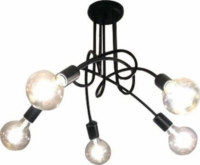 Ndriçues tavani ECpower Spider ZD74A, 5 x 60 W, i bardhë