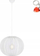 Lampë varëse Markslöjd Florence, Ø50 cm, najlon, e bardhë