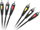 Kabllo RCA Cabletech Eco Line, 3RCA në 3RCA, 1m, e zezë