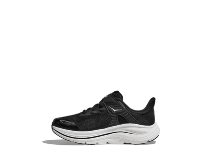 Патики за трчање за деца Hoka Clifton 10, техничка мрежа, гумен ѓон, црни