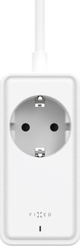 Zgjatës me karikues FIXED Charging Strip S, 65W GaN III PD, 2x USB‑C 2x USB, 1.5m, i bardhë