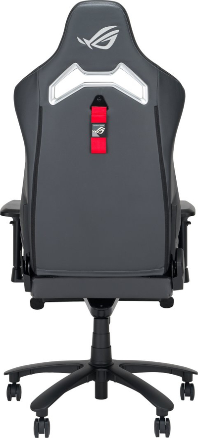 Канцелариска столица Asus, потпирач за глава, до 136 kg, сива и црна