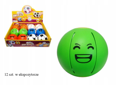 Top lodër Pop Up Ball, me drita LED, me emoji, shumëngjyrësh