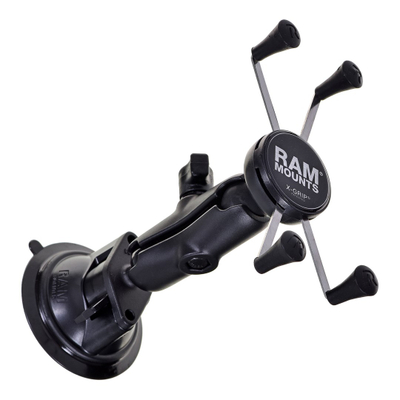 Mbajtës telefoni për veturë Ram X-Grip RAM-B-166-UN10U, universal, me vakum, i zi