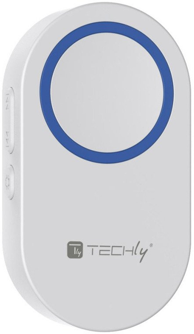 Zile dere me interfon Techly I-BELL-RING05R, wireless, 180m, e bardhë