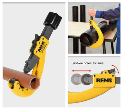 Prerëse Rems RAS P për gypa të plastikës 10-63mm