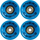 Rrota skateboard Enero Wheels, 60x45mm, set 4 copë, blu