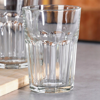 Set gotash qelqi, 6 copë, 360 ml, qelq i kthjellët