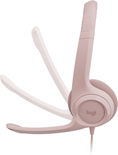 Kufje Logitech H390, rozë