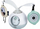 Lodër muzikore për karrocë Tiny Love Tummy Time, 2 në 1, seri Black and White Deco, bardh e zi