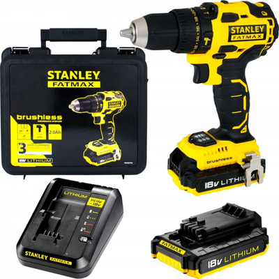 Trapan Stanley Impact, 18V, i verdhë/zi (FMC627D2-QW)