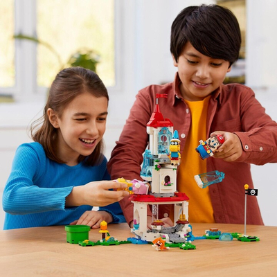 Set zgjerimi LEGO® Super Mario™ 71407 Peach the Cat and the Ice Tower, 494 pjesë