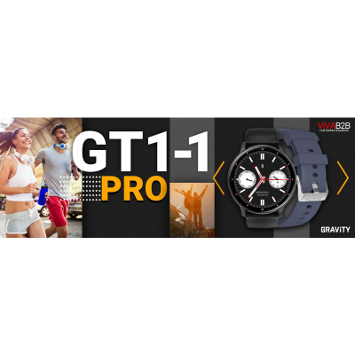 Smartwatch për goca Gravity GT1-1, ekran 1.28", Bluetooth 5.0, rozë